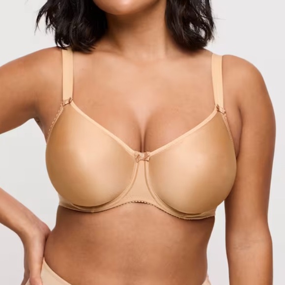 PrimaDonna Seamless Satin Bra in Cognac UK Sz. 36E/US Sz. 36DD - Picture 13 of 14